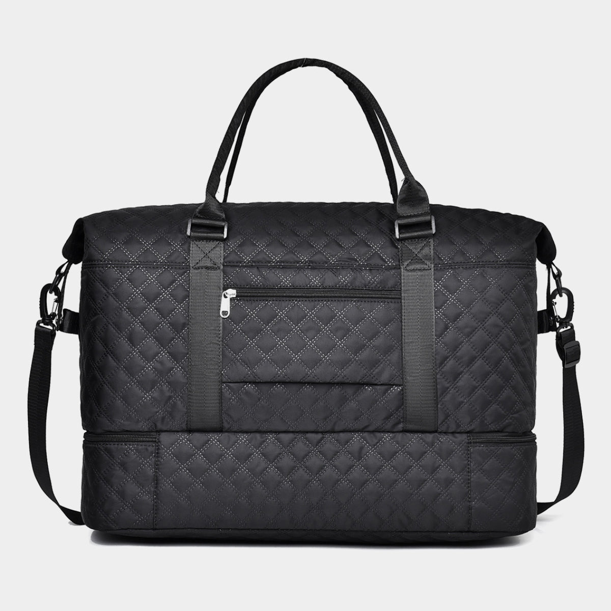 Diamond Grid Oxford Cloth Oversize Travel Bag