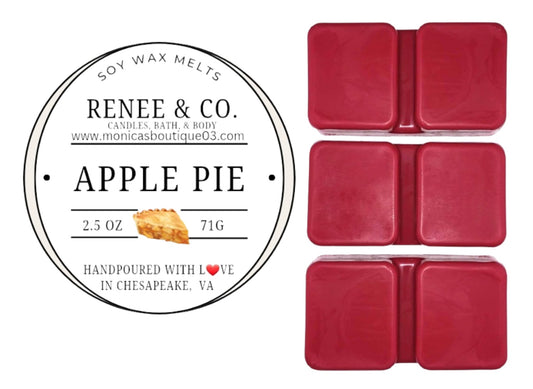 Apple Pie 6 count wax melt in clamshell