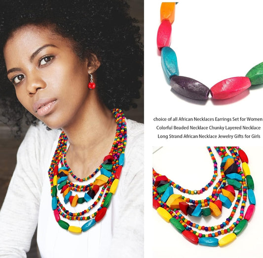 African Necklace & Earring Set