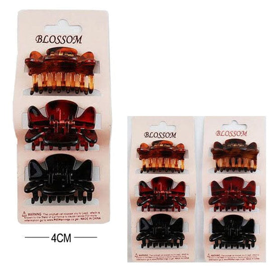 Fashion 3PC Hair Jaw Clip Set (12 units)