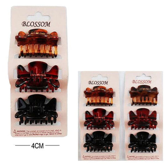 Fashion 3PC Hair Jaw Clip Set (12 units)